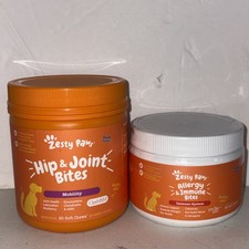 Zesty Paws Hip joint Bites Mobility Duck 90 Ct Allergy And Immune 50Ct 6/26