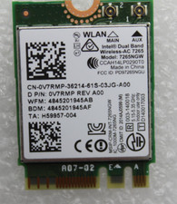 V7RMP 0V7RMP Dell 7265NGW Intel Dual Band WLAN WiFi Wireless Mini Card Bluetooth