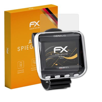 atFoliX 3x Displayfolie für Mares Genius Schutzfolie matt&stoßfest Folie