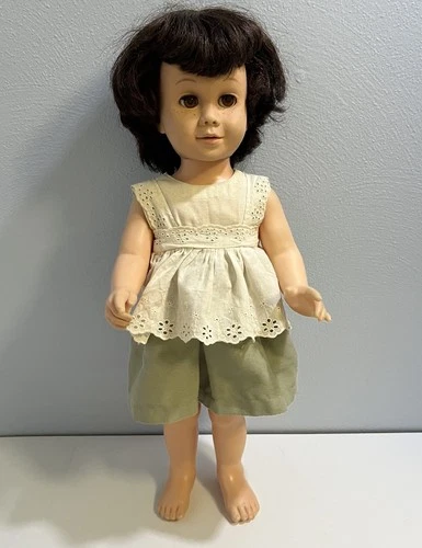 New ListingVintage 1960's Mattel Chatty Cathy Brunette with Brown Eyes No String