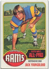 1976 Topps - Jack Youngblood #310 Rams Football Card