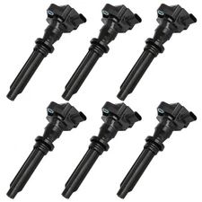 For 14-16 Land Rover Lr4 3.0L V6 Plastic Front 6pcs Ignition Coils LR035548