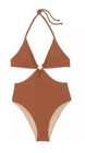 Victoria's Secret Shimmer Glitter Golden Monokini XXL NWT GORGEOUS Swim Suit — photo 1