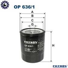 OIL FILTER OP 636/1 FOR VAUXHALL MIDI/Mk/II/Bus ISUZU CAMPO BIGHORN/Open OPEL