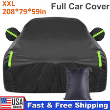 Full Car Cover Waterproof All Weather Protection Anti-UV Rain Snow Anti Scratch