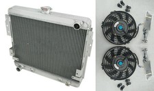 62MM Aluminum Radiator fans for 1974-1978 Ford Mustang II V8 5.0L 302 74 75 76