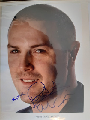 Paddy McGuinness signiertes Foto