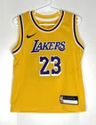 Los Angeles LA Lakers Child Medium M James 23 NBA Nike Basketball Jersey PLAY