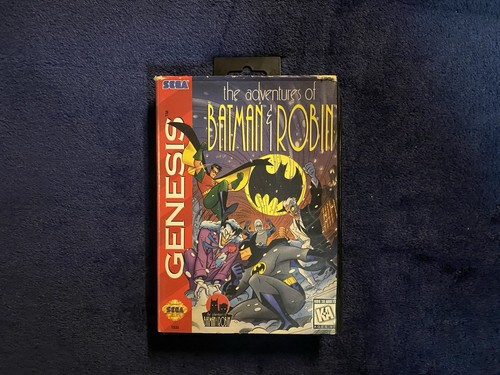 Trader Games - THE ADVENTURES OF BATMAN & ROBIN SEGA MEGADRIVE  MD  PAL Euro Complete Manualcartridge Damage