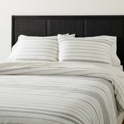 3pc Alternating Pinstripe Comforter & Sham Set - Hearth & Hand with