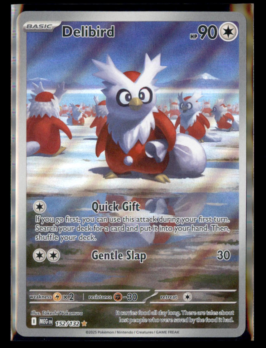 Delibird - Illustration Rare ME01: Mega Evolution 152/132 LP
