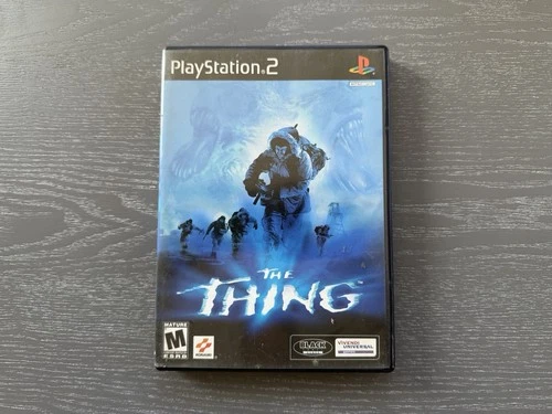 The Thing (PlayStation 2 PS2) Black Label CIB Complete w/ Reg &Tested Ships Fast