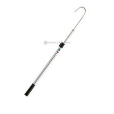 RAFFIO TELESCOPICO 140 CM LINEAEFFE ALLUMINIO PUNTA ACCIAIO PESCA COMPATTO