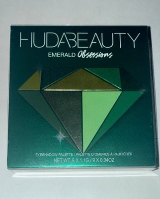 HUDA BEAUTY EMERALD OBSESSIONS VINTAGE 9-COLOR EYESHADOW PALETTE 