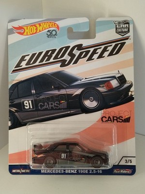 Hot Wheels 2017 Euro Speed Mercedes-Benz 190E 2.5-16. in OVP