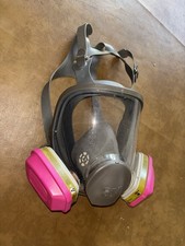 3M Ce 0086 Half Face Mask Respirator USED
