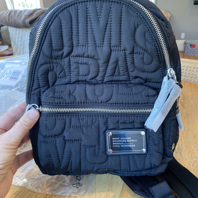 Quilted Bag Marc Jacobs Quilted Nylon Mini Backpack Marc Jacobs