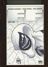(2011) FF #1: KEN HAESER SIGNED/REMARKED SKETCH COVER! LIMITED TO 499! (9.2 OB)