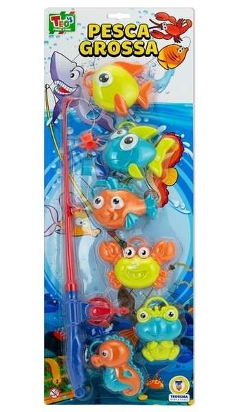 Gadget - Teorema: Teo's - Cartella Piccolo Pescatore 6 Pesci - Blister -D- Teore-image