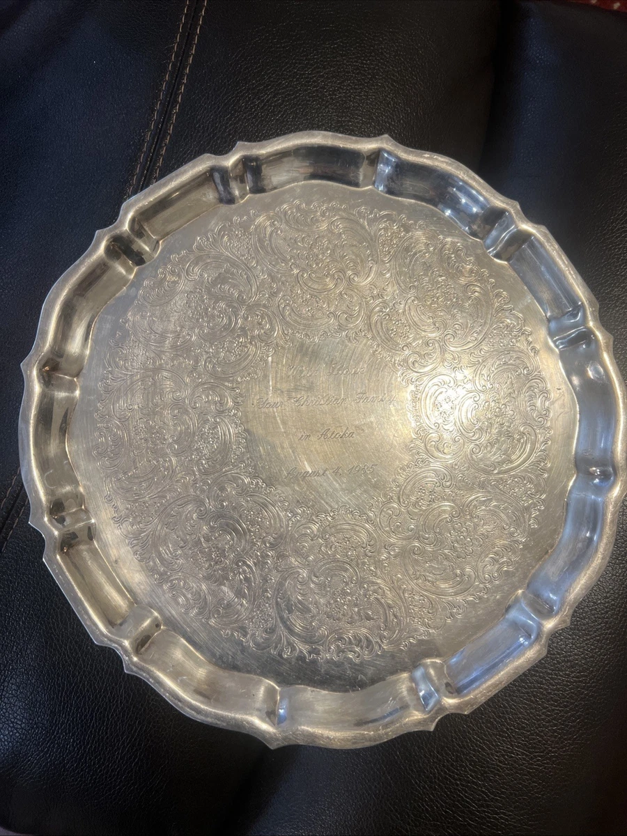 Gorham Heritage In Antique Us Silver-Plated Platters & Trays for