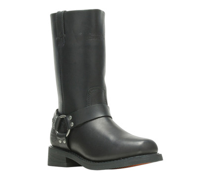 Harley-Davidson Men's Hustin Waterproof Leather Riding Boots BLK D95353 Size 10