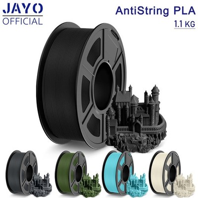 JAYO 1,1KG x 1/3/5/10pcs AntiString PLA 3D Drucker Filament kein Fadenziehen Lot
