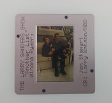 LARRY SANDERS SHOW GARRY SHANDLING WINONA RYDER 1996 HBO ONE (1) 35MM SLIDE