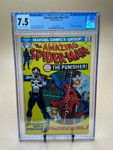 Amazing Spider-Man #129 CGC 7.5 1st App of Punisher/Jackal Marvel Comics '74