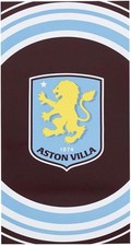 Aston Villa FC Towel Pulse Beach Bath Pool Official Licensed Football Gift