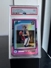 2024 Donruss - Rated Rookie Caleb Williams #327 Optic Preview Pink Prizm PSA 9