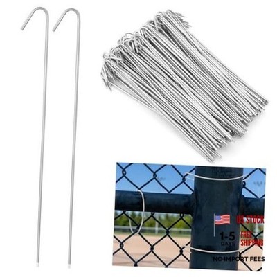MorningRo Pcs Chain Link Fence Wire Ties 9 Gauge Heavy Duty 10-1/2'' 200