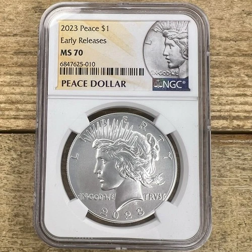2023 Peace Silver Dollar $1 NGC MS70 Early Releases - LOWEST $$$