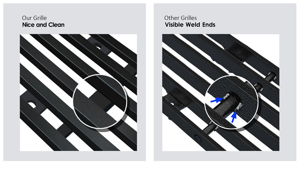 Fits 1999-2002 Chevy Silverado 1500/2500 Upper Black Billet Grille Grill Insert