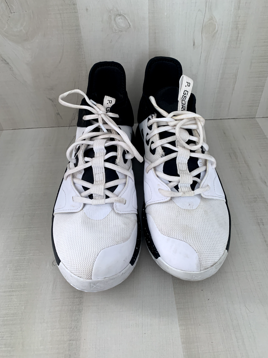 Nike P. George シューズ 28cm Nike P. George Basketball Black & White Sneaker Mens Size