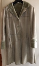 Joie De Vivre | Vintage Coat | Beige / Tan Size 12 Suede