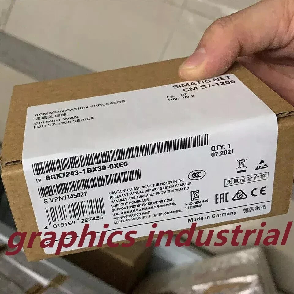 Siemens 6GK7243-1BX30-0XE0 Industrial PLC Communication Processor Module  