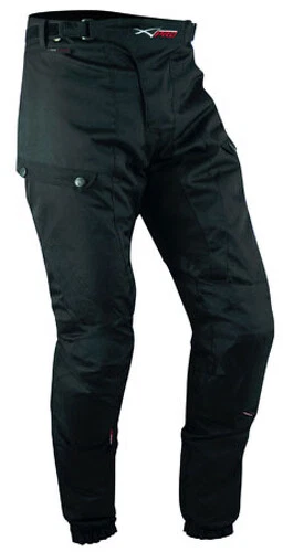 Pantaloni 3 Strati Moto Tessuto Cordura Impermeabile Sfoderabile Termico - Immagine 2 di 3