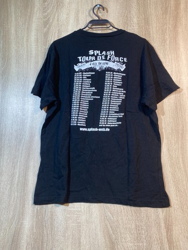 Splash Tour De Force Herren Rock Metal schwarzes T-Shirt Größe XL - Bild 5 von 7