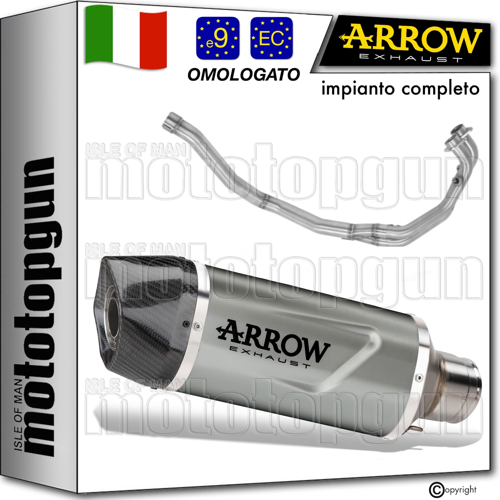 ARROW SCARICO COMPLETO HOM OPEN INDY EVO TITAN C BENELLI TRK 502 X 2023 23