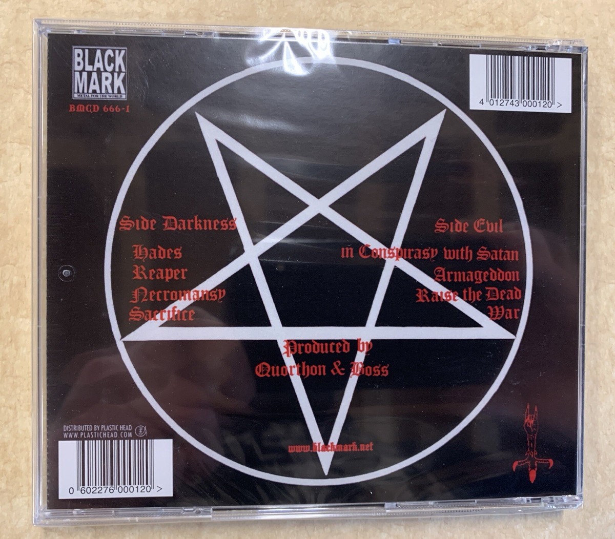 Bathory - Self Titled CD 2003 Black Mark / Plastic Head