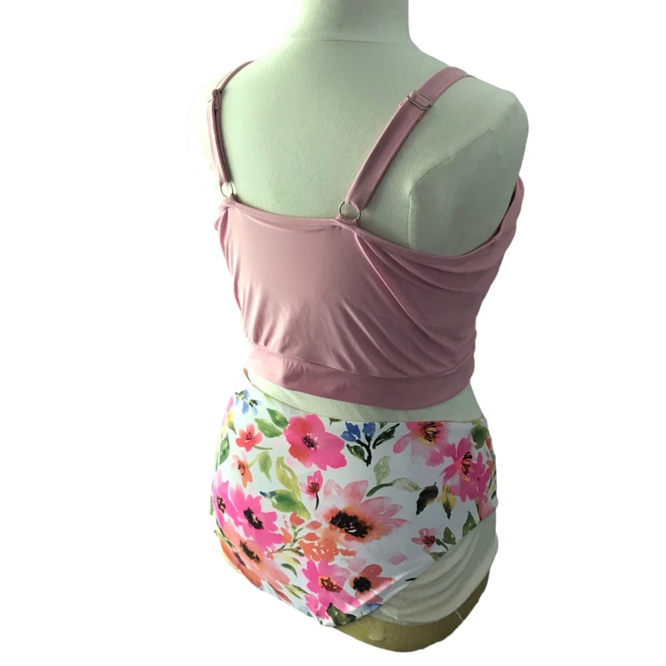 Parte inferior de bikini hipster talla grande Coral Reef correa ajustable talla 12/14 Foto 3 de 4