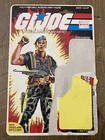 1985 GI Joe Flint Uncut Full Cardback File Card
