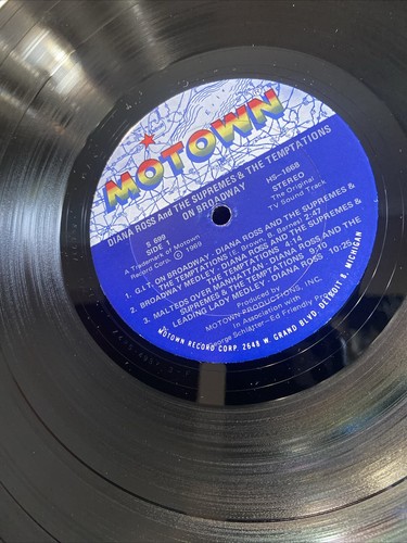 Diana Ross And The Supremes & The Temptations – On Broadway Vinyl, LP 1969 / NM - Picture 7 of 9