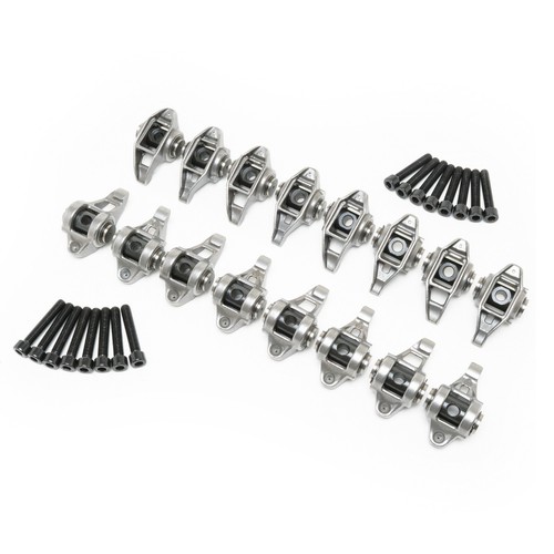 Stainless LS3 Rocker Arms Upgraded Trunnion Kit Installed L99 L76 L92 LS9 LSA GM