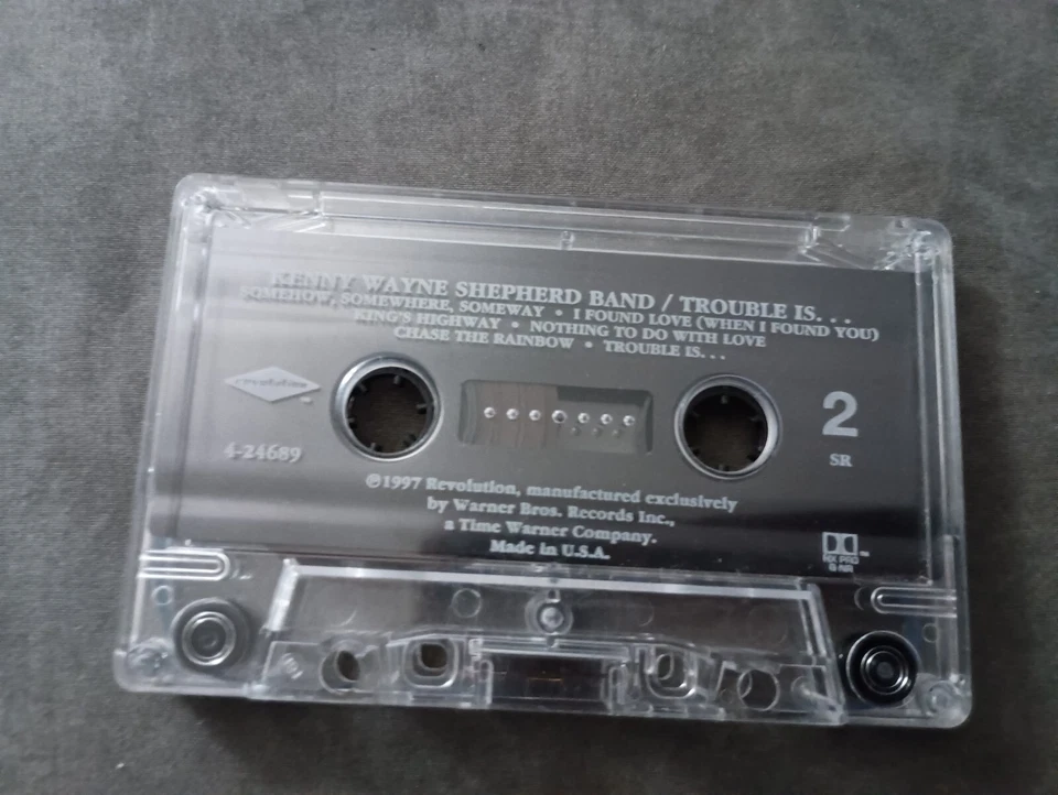 Kenny Wayne Shepherd Band "Trouble Is..." Cassette Tape — 第 3/4 张图片