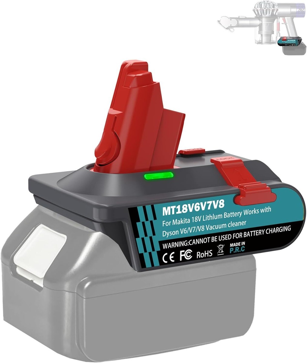 Battery Adapter for Makita 18V Convert to for Dyson V6 V7 V8 
