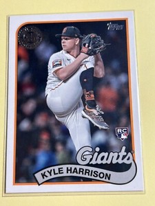 2024 Topps Series 1 Kyle Harrison #89B-95 35th Anniversary 1989 RC Giants Rookie