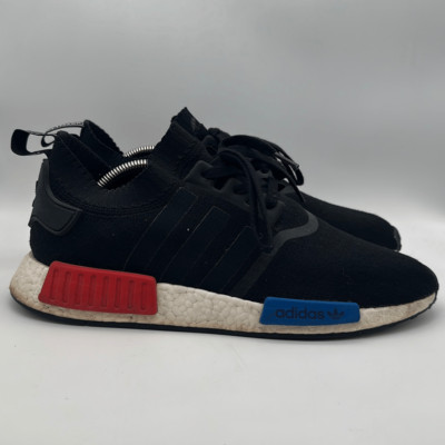 Adidas NMD OG Runner PK Primeknit Black Red Blue S79168 UK 11.5 US 12