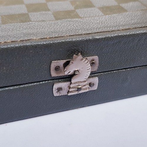 Vintage Soviet ussr Pocket Chess Set Kyiv Traveling Road Antique 1960-s - Picture 7 of 9