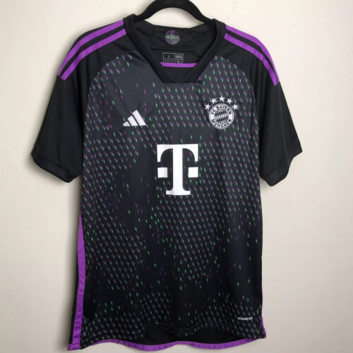 Adidas FC Bayern Munich 2023-2024 Away Football Jersey Black Large Musiala #42